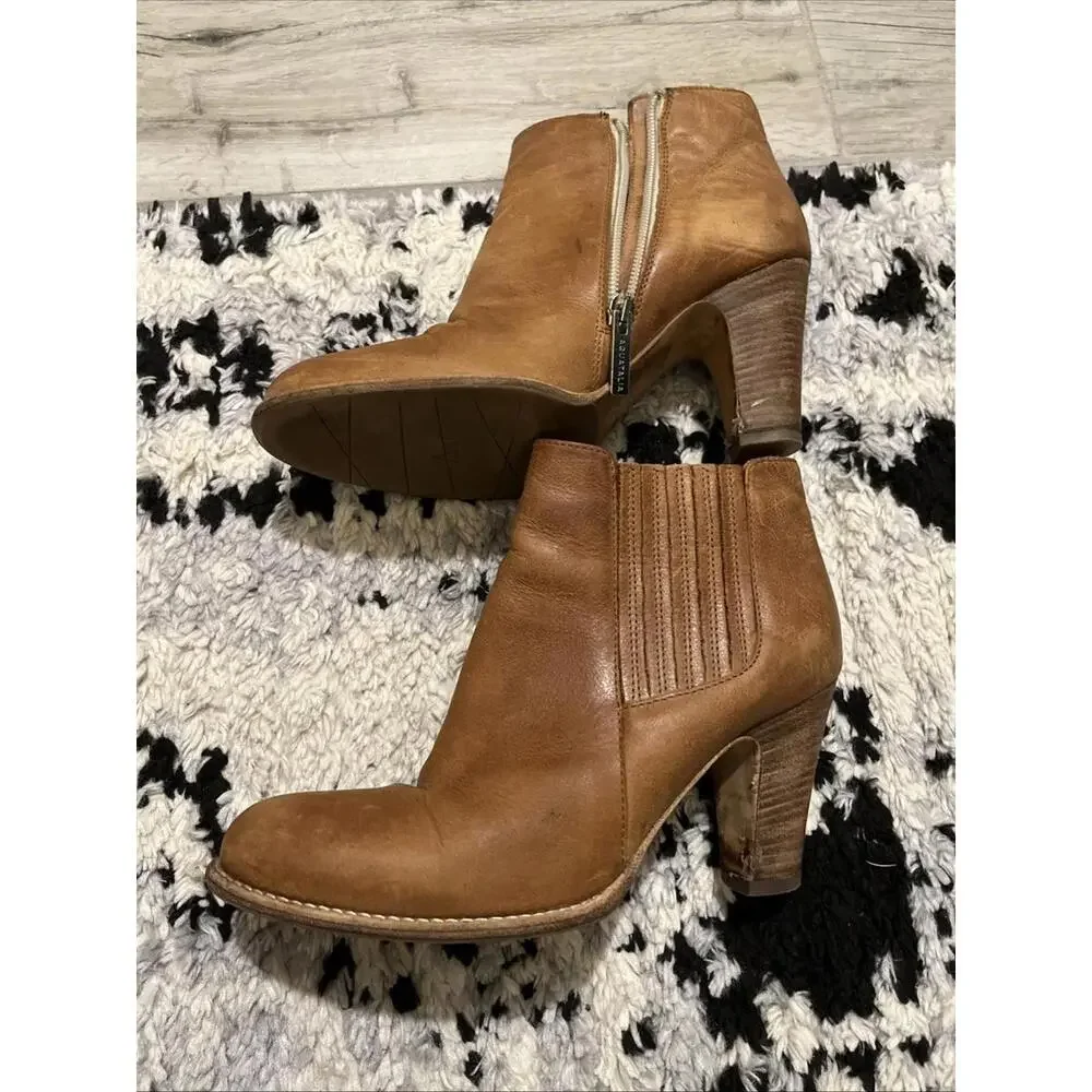 AQUATALIA WOMENS LEATHER BOOTS SIZE US6 MADE IN ITALY *READ*